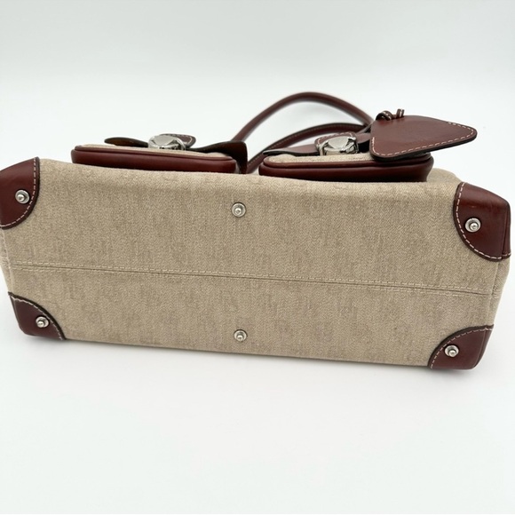 Vintage DOONEY & BOURKE Double Pocket Signature Satchel - Picture 7 of 8